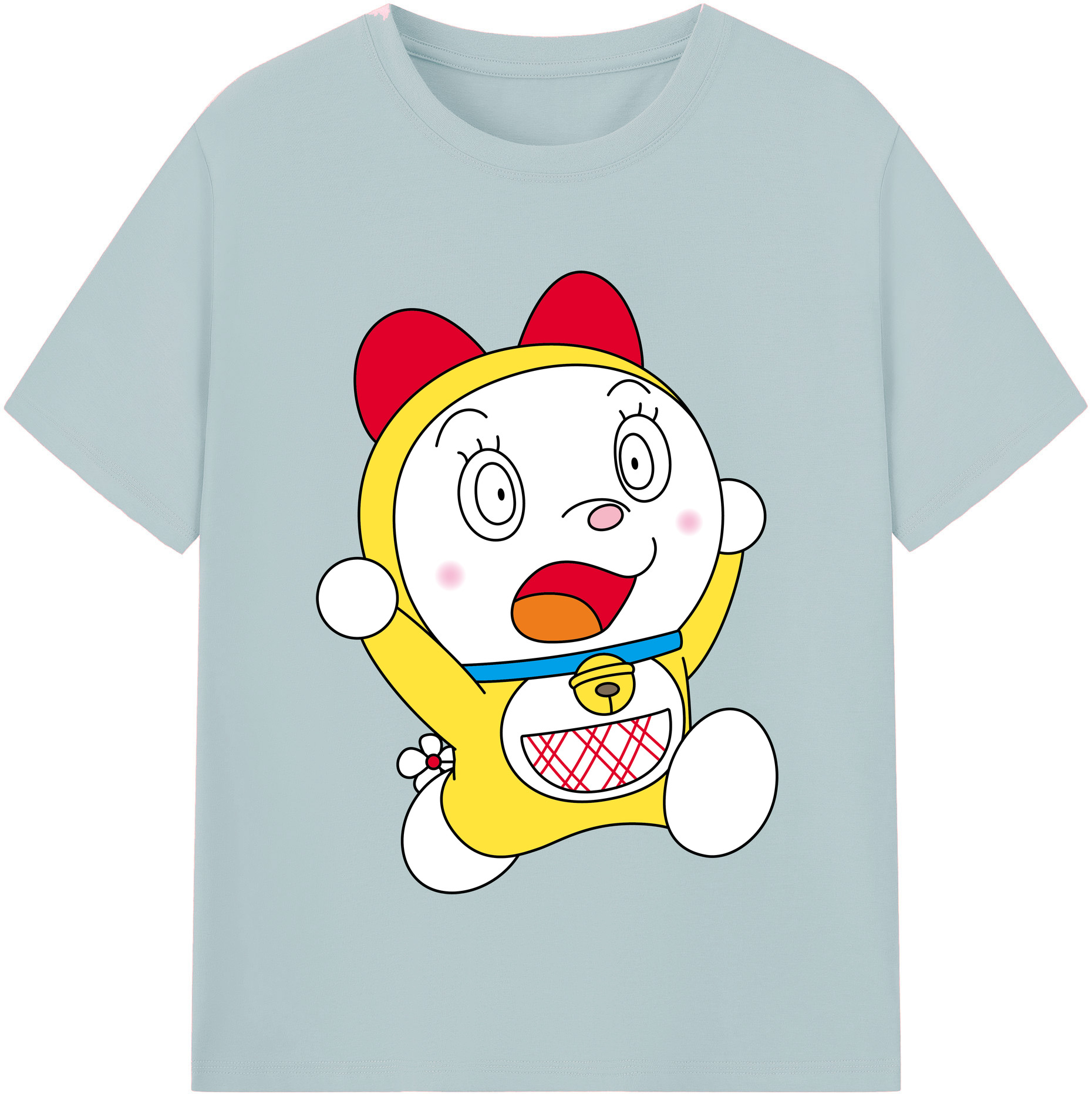 （画像用） ドラえもん ドラミ Doraemon Dorami 綿100％半袖Tシャツ（フロントプリント）